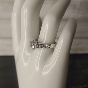 Faux Diamond Ring Size 8.5